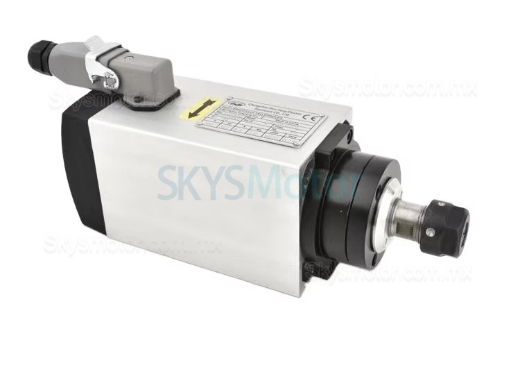 Kit de motor de husillo refrigerado por aire GDZ80X73-3 + H100-3.7 3kW 220V/380V con variador de frecuencia y 13 pinzas ER20